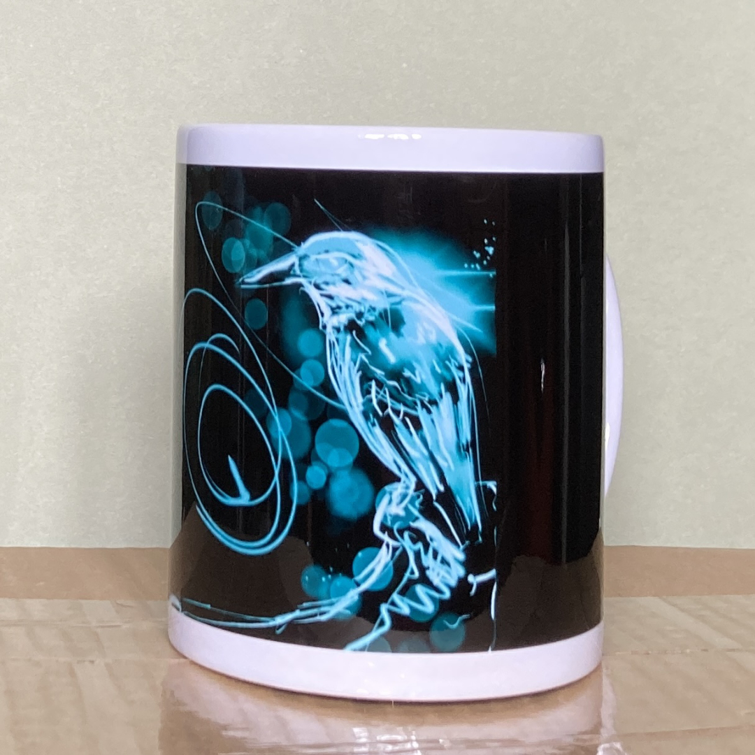 Green neon Kingfisher